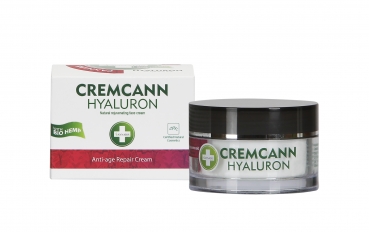 Bio Hanf Gesichtscreme Hyaluron - Cremcann, 50 ml