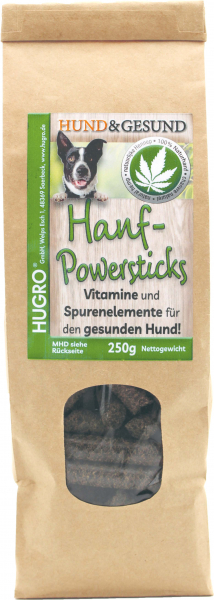 Hanf Power Sticks für Hunde 250g