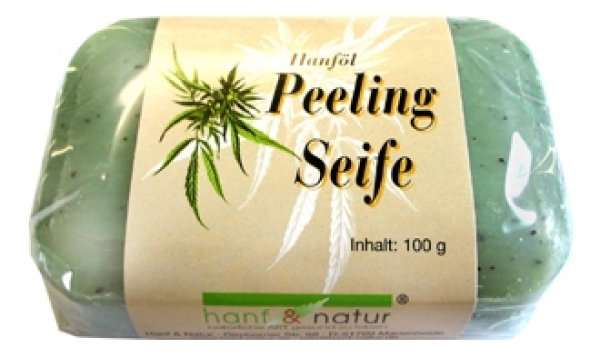 Hanföl Peeling Seife